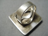 Incredible Vintage Old Kingman Turquoise Sterling Silver Ring Native American-Nativo Arts