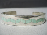Newsworthy Vintage Native American Zuni Royston Turquoise Sterling Silver Bracelet-Nativo Arts