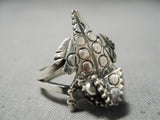 Whimsical Navajo Sterling Silver Ring Native American-Nativo Arts