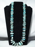 Vintage Native American Navajo Royston and Kingman Turquoise Necklace-Nativo Arts