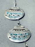 Most Unique Will Singer Vintage Native American Navajo Pottery Sterling Silver Necklace Old-Nativo Arts