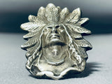 Impressive San Felipe Sterling Silver Ring-Nativo Arts