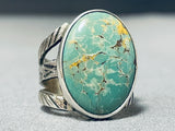 Excellent San Felipe Royston Turquoise Sterling Silver Ring-Nativo Arts