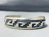 Thomas Singer Vintage Native American Navajo Sterling Silver Bracelet-Nativo Arts