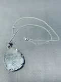 Beautiful Vintage Native American Navajo Sugulite Sterling Silver Necklace-Nativo Arts