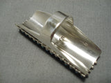 One Of The Tallest Native American Zuni Snake Eyes Turquoise Sterling Silver Ring-Nativo Arts