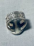 One Of A Kind San Felipe Huge Royston Turquoise Sterling Silver Ring-Nativo Arts