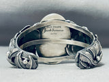 Monumental San Felipe Huge Honeybee Sterling Silver Leaves Bracelet-Nativo Arts