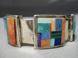 Important Vintage Native American Navajo Yellowhorse Turquoise Sterling Silver Bracelet-Nativo Arts