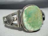 Important Early Steve Arviso Vintage Native American Navajo Turquoise Sterling Silver Bracelet-Nativo Arts