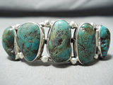 Chunyk Vintage Native American Navajo Royston Turquoise Sterling Silver Bracelet-Nativo Arts