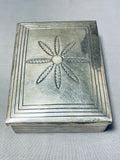 Very Important Kee Joe Benally Vintage Native American Navajo Sterling Silver Jewelry Box-Nativo Arts