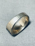 Astounding Vintage Native American Navajo Inlay Turquoise Sterling Silver Ring-Nativo Arts
