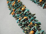 Important Navajo Royston Turquoise Heishi Native American Necklace-Nativo Arts