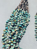 Important Rye Whitegoat Vintage Native American Navajo Turquoise Heishi Necklace-Nativo Arts