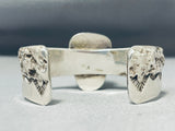 Amazing Vintage Native American Navajo Gigantic Royston Turquoise Sterling Silver Bracelet-Nativo Arts