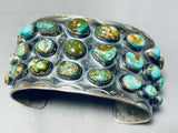 Important Vintage Native American Navajo Damale Turquoise Sterling Silver Bracelet-Nativo Arts