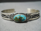 Sensational Native American Navajo Royston Turquoise Sterling Silver Bracelet-Nativo Arts