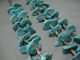 Biggest Best Vintage Navajo Royston Turquoise Native American Necklace Old-Nativo Arts