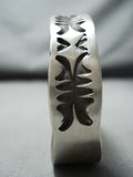 Remarkable Navajo Native American Sterling Silver Bracelet-Nativo Arts