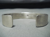 Remarkable Navajo Native American Sterling Silver Bracelet-Nativo Arts