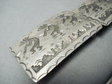 Best Robbie Becenti Vintage Native American Navajo Kokopelli Sterling Silver Concho Belt-Nativo Arts