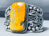 Heavy 87 Gram Huge Southwestern Sterling Silver Leaf Bracelet-Nativo Arts