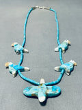 Bald Turquoise Eagle Southwestern Sterling Silver Bird Necklace-Nativo Arts