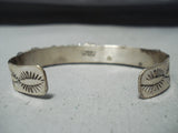 Expressive Navajo Coral Sterling Silver Bracelet Native American-Nativo Arts