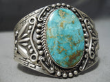 Museum Vintage Native American Navajo Royston Turquoise Sterling Silver Bracelet Old-Nativo Arts