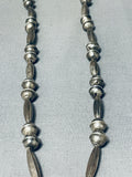 One Of The Most Unique Vintage Native American Navajo Amethyst Sterling Silver Necklace Old-Nativo Arts