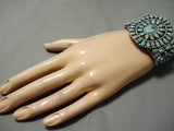 Important Vintage Native American Navajo Larry Begay Royston Turquoise Sterling Silver Bracelet-Nativo Arts