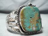 Fabulous Navajo Royston Turquoise Sterling Silver Bracelet Native American-Nativo Arts
