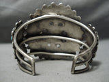 Newsworthy Vintage Native American Navajo Turquoise Sterling Silver Bracelet Old-Nativo Arts