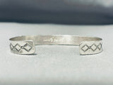 Marvelous Native American Navajo Coral Sterling Silver Bracelet Signed G. James-Nativo Arts