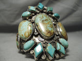 One Of Best Vintage Native American Navajo Royston Turquoise Sterling Silver Bracelet Old-Nativo Arts