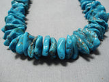 Dramatic Vintage Navajo Turquoise Necklace Native American Old-Nativo Arts