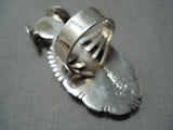 Excellent Navajo Royston Turquoise Sterling Silver Ring Native American-Nativo Arts