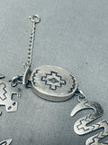 Important Willie Family Vintage Native American Navajo Sterling Silver Animal Bracelet-Nativo Arts