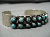 Vintage Navajo Sterling Silver Native American Turquoise Bracelet-Nativo Arts