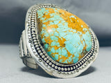Rare Tso Family Native American Navajo Royston Turquoise Sterling Silver Bracelet-Nativo Arts