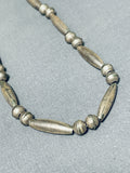Marvelous Vintage Native American Navajo Sterling Silver Necklace-Nativo Arts