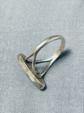 Marvelous Vintage Native American Navajo Turquoise Sterling Silver Ring-Nativo Arts