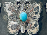 Biggest Craziest Native American Butterfly Turquoise Bracelet-Nativo Arts
