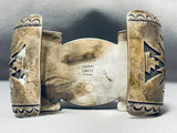 One Of The Best Thomas Singer Vintage Native American Navajo Turquoise Sterling Silver Bracelet-Nativo Arts