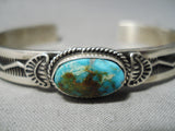 Sensational Native American Navajo Royston Turquoise Sterling Silver Bracelet-Nativo Arts