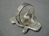Important Daisy Duck Zuni Native American Turquoise Sterling Silver Disney Ring-Nativo Arts