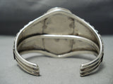 Huge Flank Vintage Native American Navajo Royston Turquoise Sterling Silver Bracelet-Nativo Arts