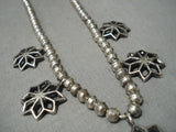 Stunning Vintage Navajo Native American Sterling Silver Necklace-Nativo Arts