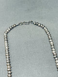 Intricate Womens Vintage Native American Zuni Turquoise Sterling Silver Squash Blossom Necklace-Nativo Arts
